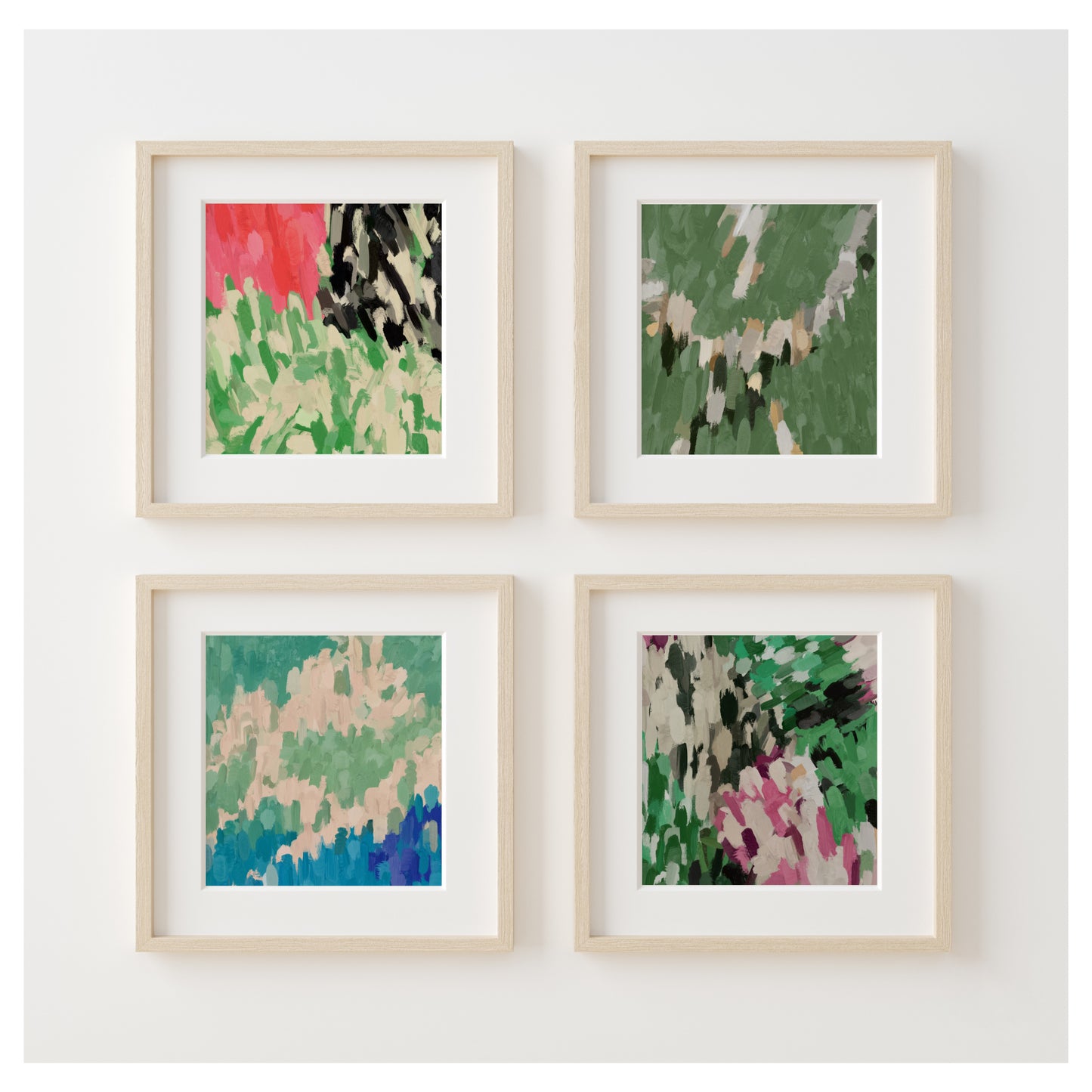 .Set of 4 Prints #C292 C276 C255 C267