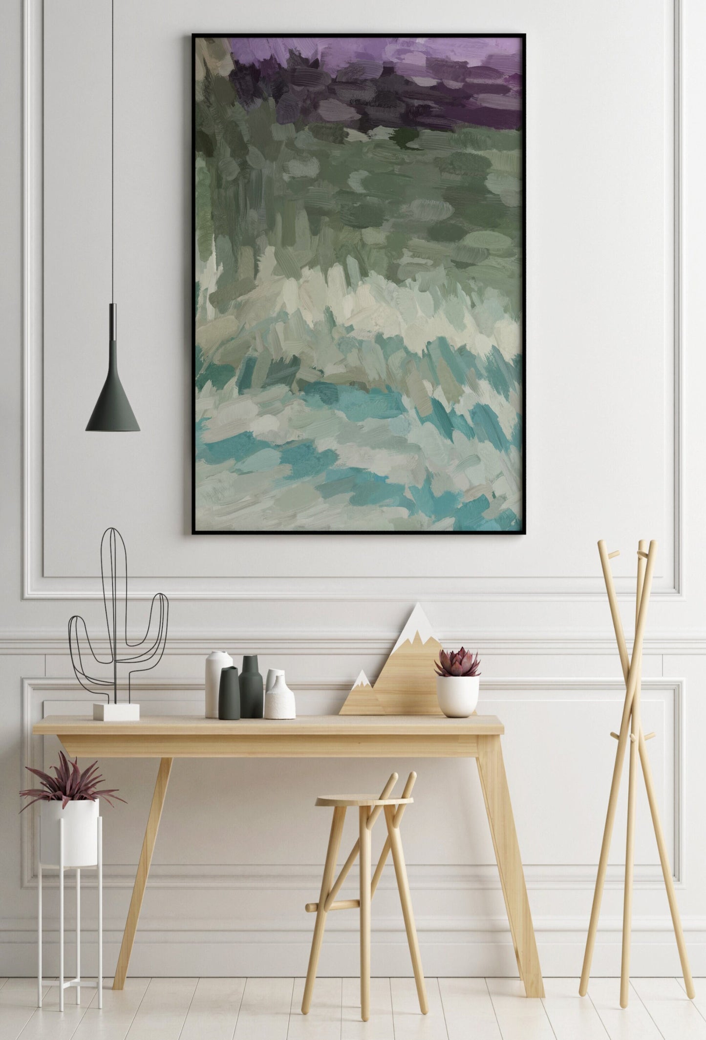 Abstract art-modern painting painted by contemporary artist.
